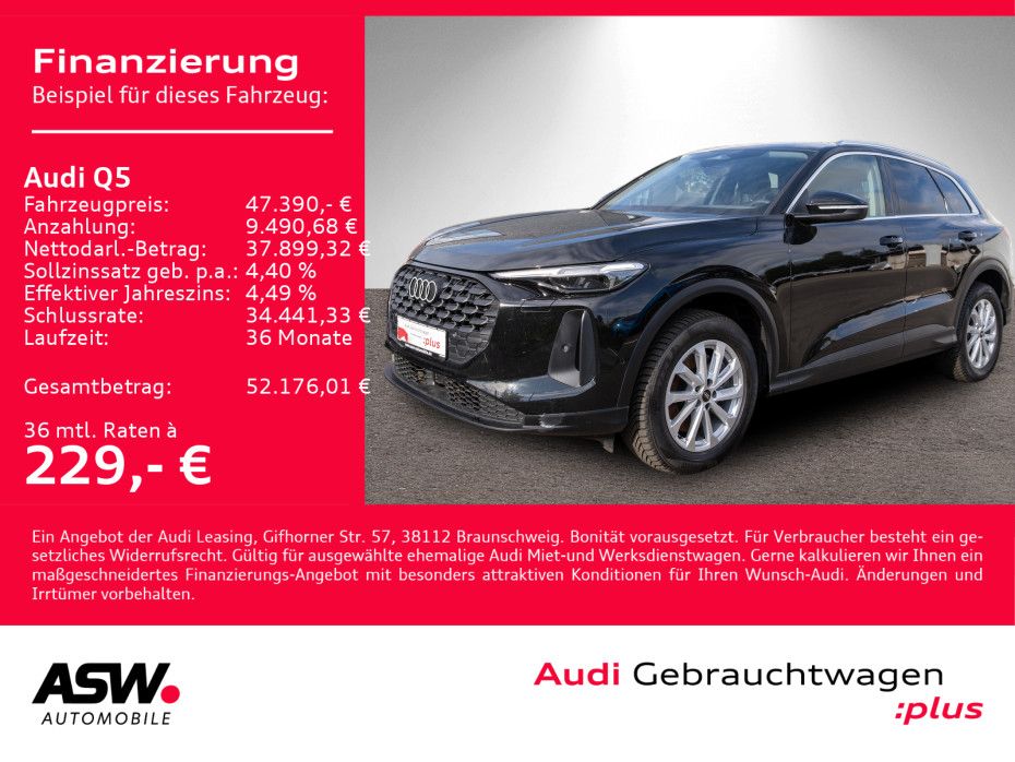 Fahrzeugabbildung Audi Q5 SUV TDI quattro Stronic LED Navi RFK PANO AHK