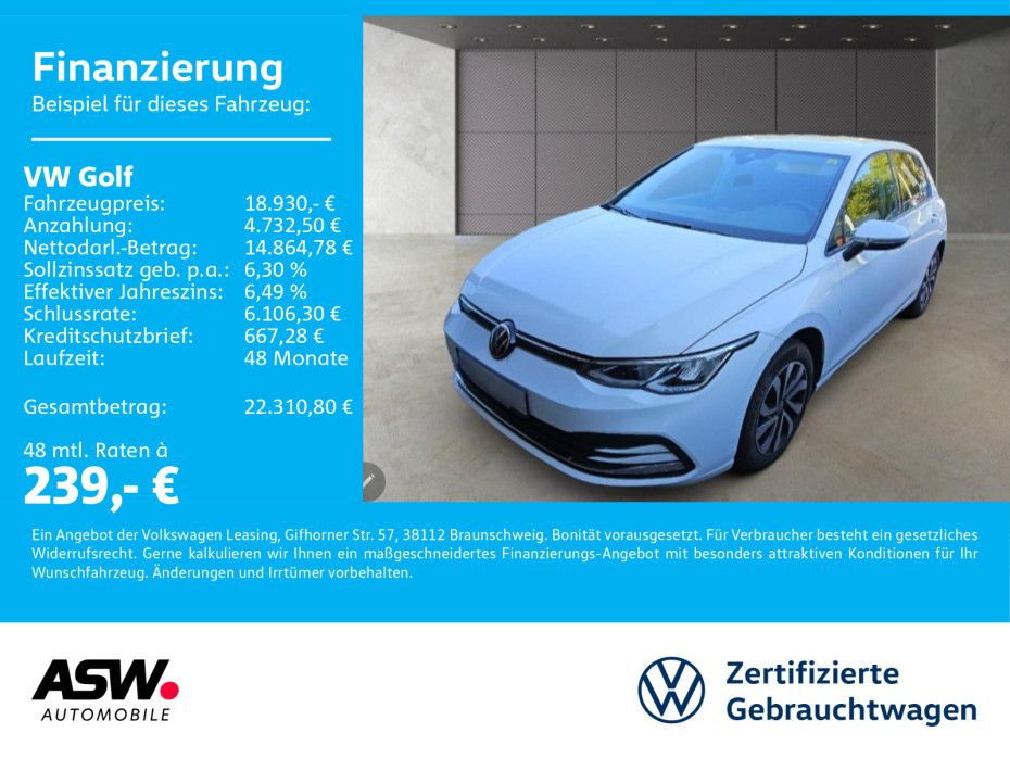 Volkswagen Golf Active 2.0 TDI DSG LED Navi RFK ACC SHZ AHK