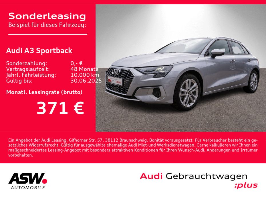 Audi A3 Sportback Advanced 35TDI Stron Navi LED RFK V