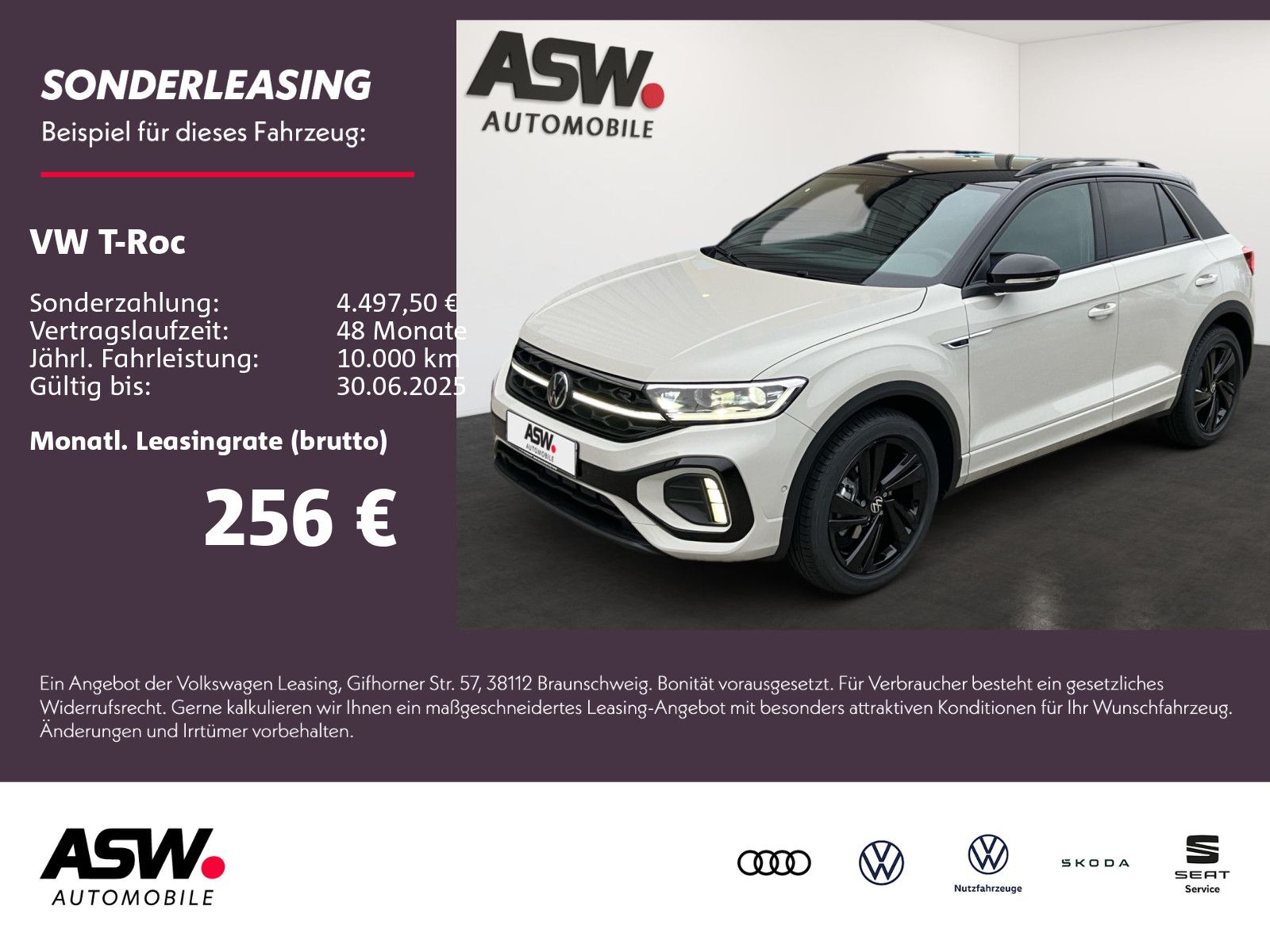 Volkswagen T-Roc R-Line 1.5 l TSI OPF 110 kW (150 P S) 7-Ga