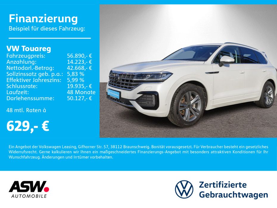 Volkswagen Touareg R-Line 4x4 3.0TDI tiptronic Leder AHK