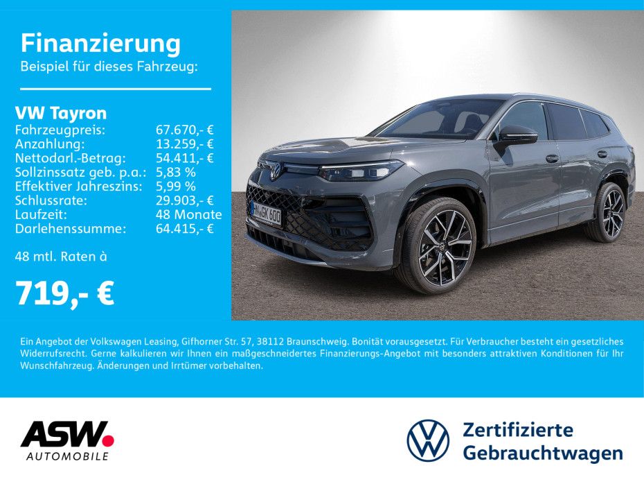 Volkswagen Tayron R-Line 2.0 TDI 4M 142kW (193PS) DSG *AHK*