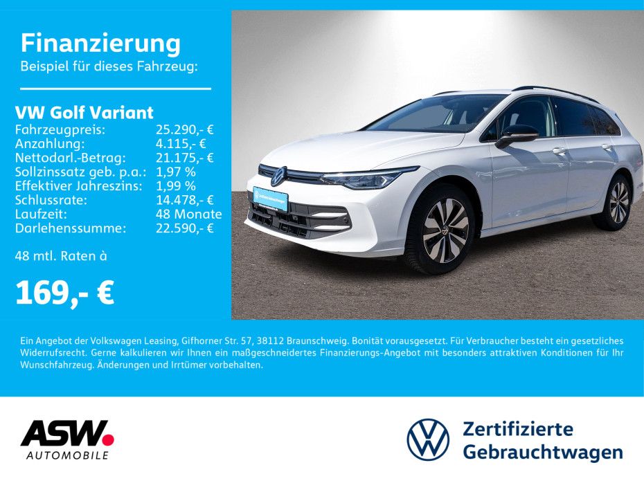 Volkswagen Golf Variant GOAL 1.5TSI LED Nav RFK ACC SHZ AHK