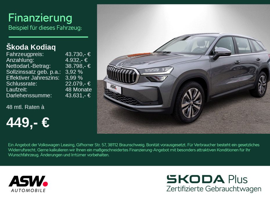 SKODA Kodiaq Selection 4x4 2.0TDI DSG Navi LED 360°AHK