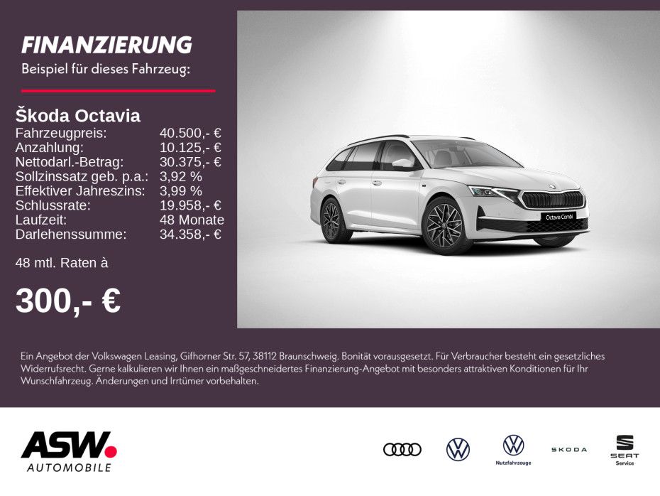 SKODA Octavia Combi Tour 2,0 TDI 150PS DSG ACC SHZ AHK