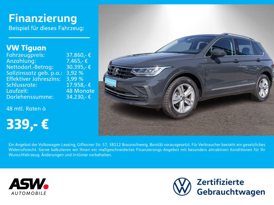 Volkswagen Tiguan Move 1,5TSI DSG Navi LED Standhz PANO AHK