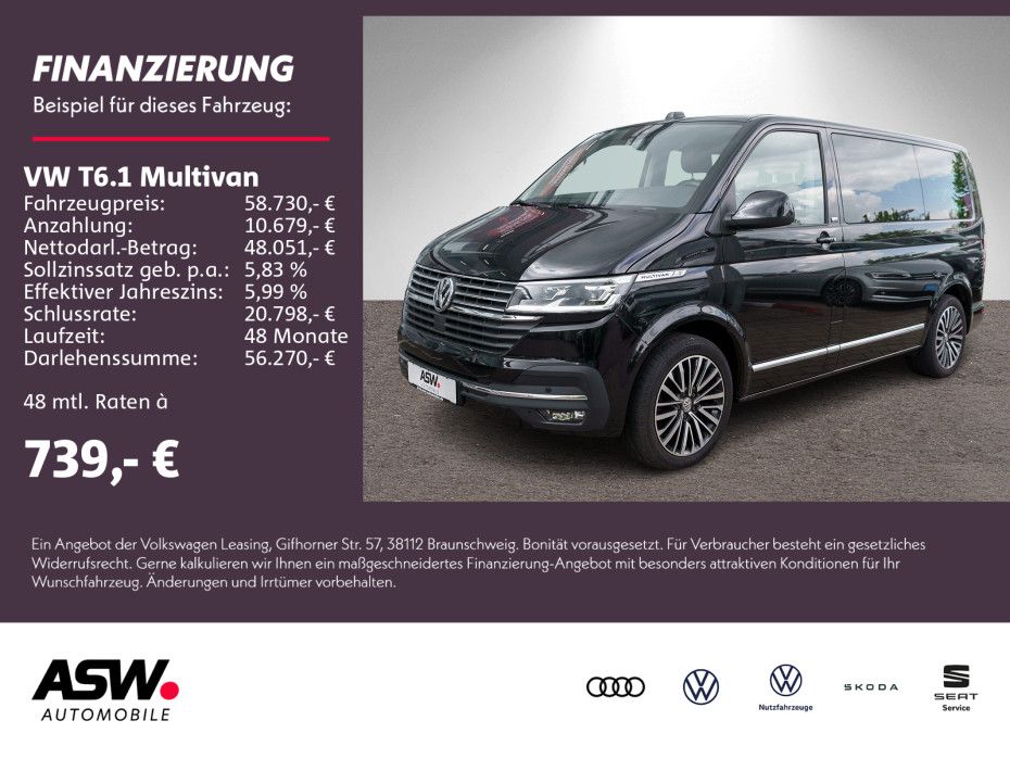 Volkswagen T6.1 Multivan Generat. Six 2.0TDI 4M DSG LED RFK
