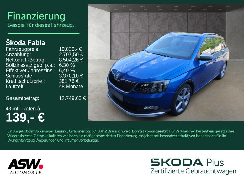 SKODA Fabia Combi Clever 1.0 TSI RFK CARPLAY KLIMA