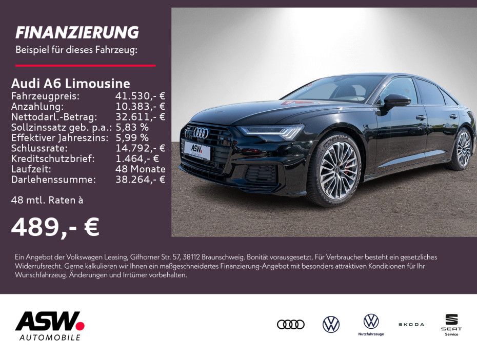 Audi A6 Limousine Sline 55TFSI e quattro Navi Matrix