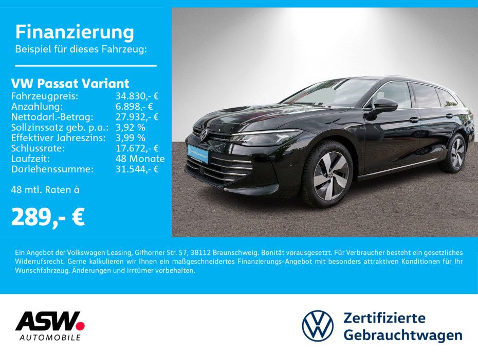 Volkswagen Passat Variant Business 2,0 TDI DSG NAVI AHK RFK