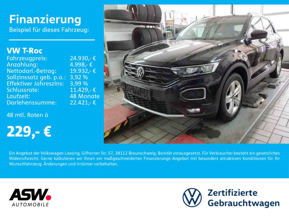 Volkswagen T-ROC Sport 1,5 TSI DSG LED NAVI ACC PDC SHZ AHK