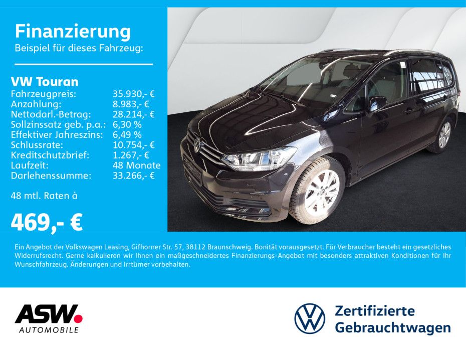 Volkswagen Touran Comfortline 1,5 TSI DSG NAVI AHK 7-Sitzer