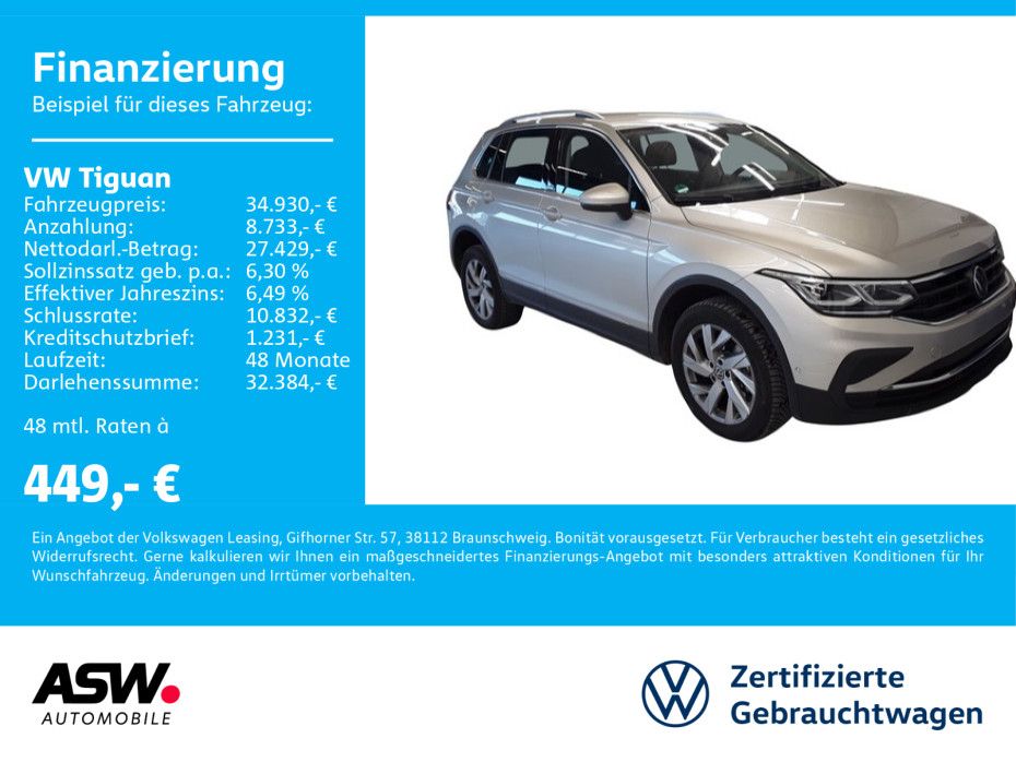 Volkswagen Tiguan Life Move 2,0TDI DSG LED NAVI AHK RFK SHZ
