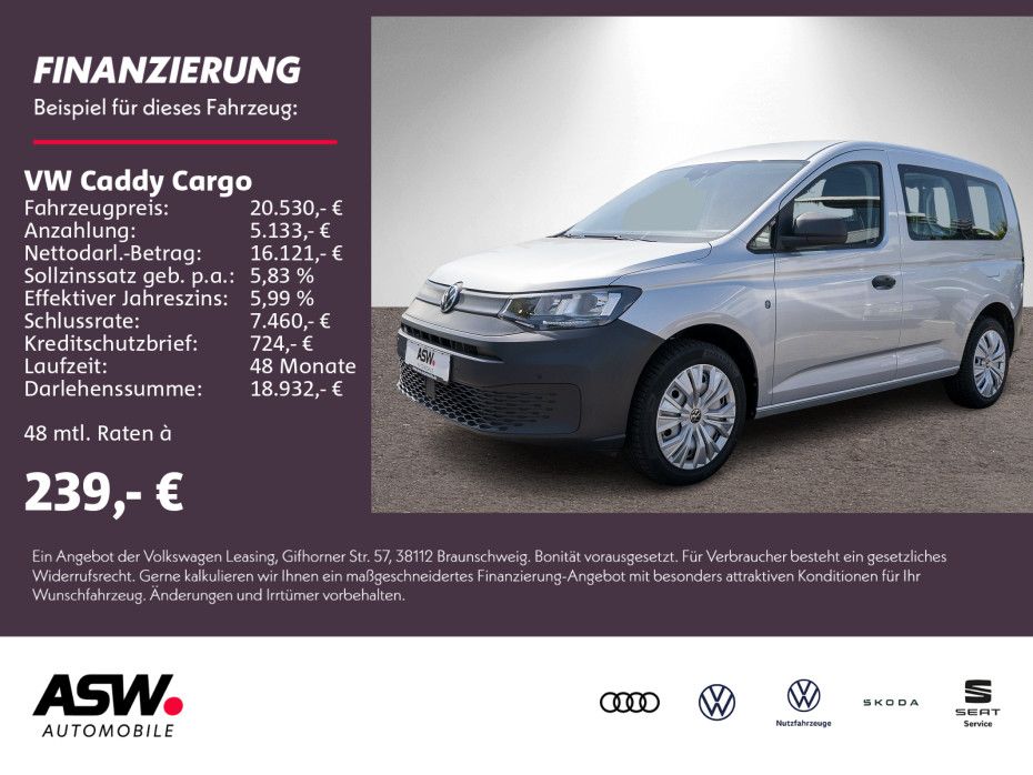Volkswagen Caddy Cargo 1.5 TSI PDC vo/hi Climatronic NAVI