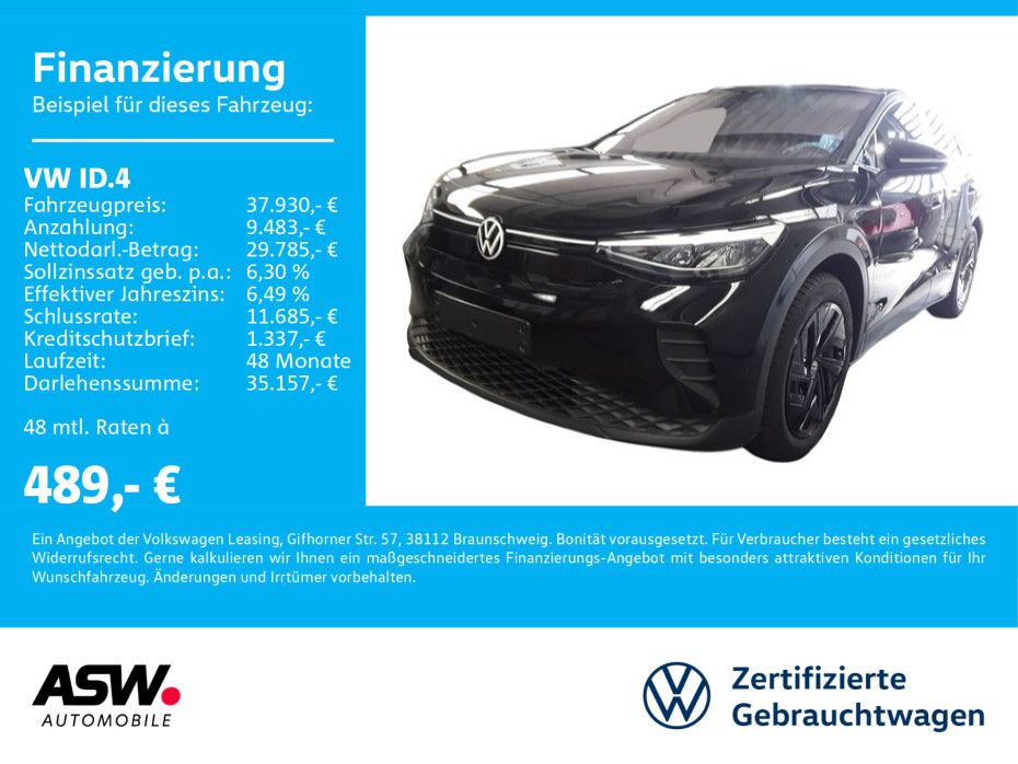 Volkswagen ID.4 Pro MOVE LED Navi PDC ACC AHK Wärmepumpe