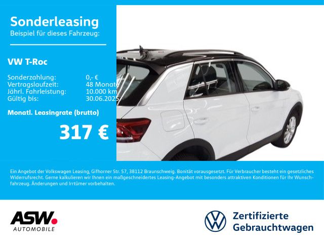 Fahrzeugabbildung Volkswagen T-ROC Life 1.5 TSI DSG Navi LED Standheizung AHK