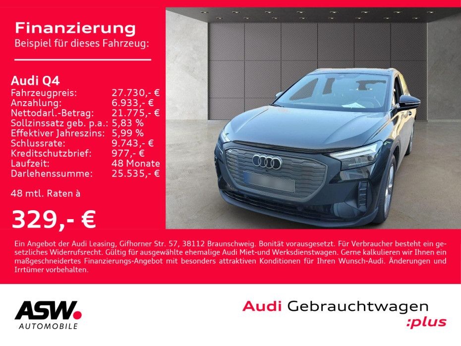 Audi Q4 35 e-tron LED Navi PDC v/h GRA SHZ VC