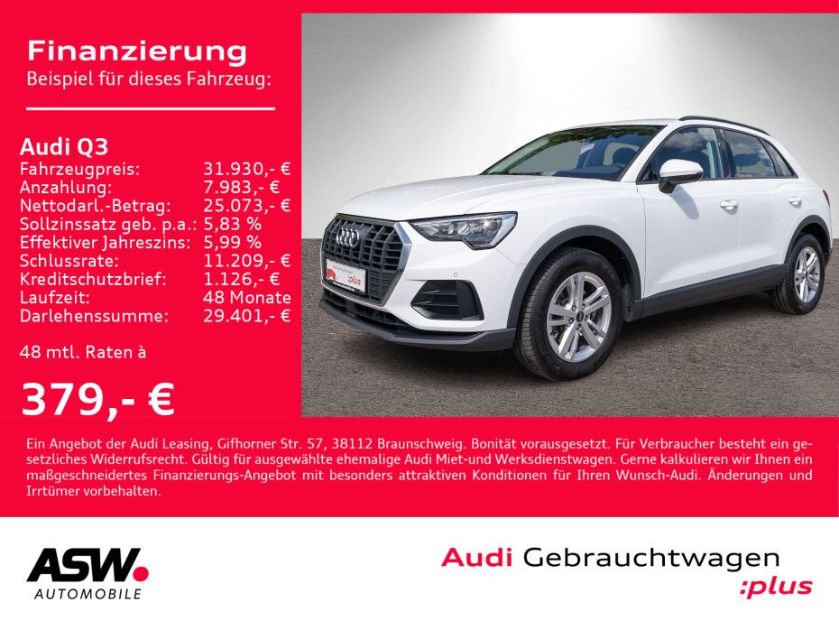 Audi Q3 35TDI Stronic Navi LED GRA PDC SHZ VC