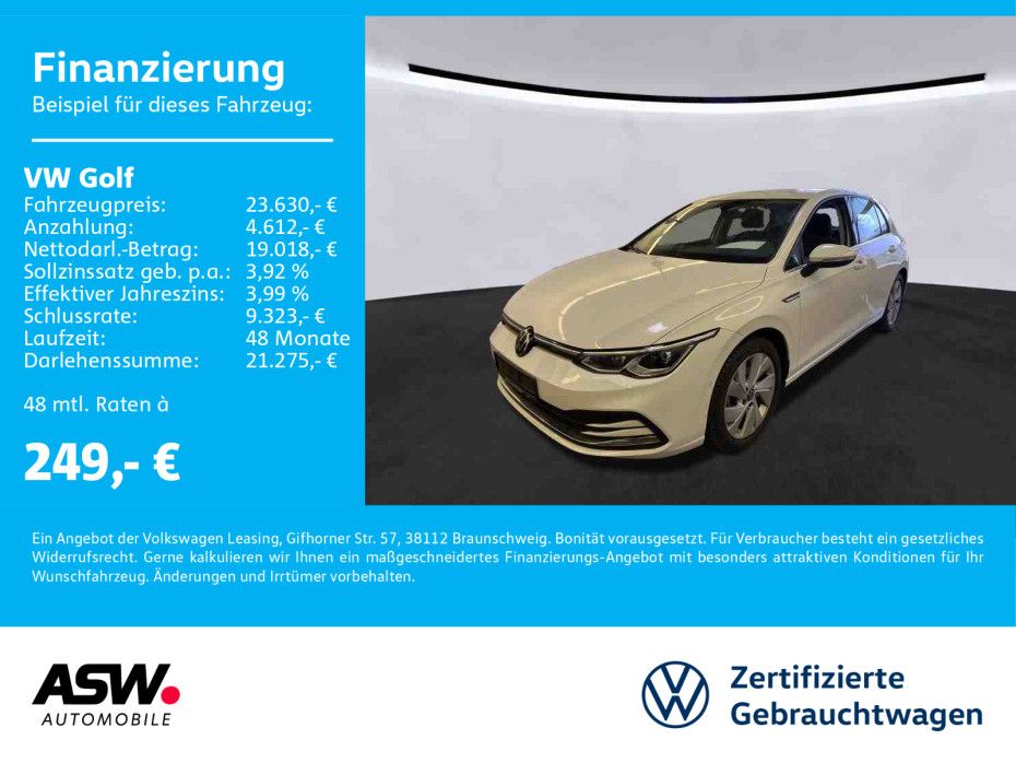 Volkswagen Golf Style 2.0TDI DSG LED Navi ACC PDC SHZ VC