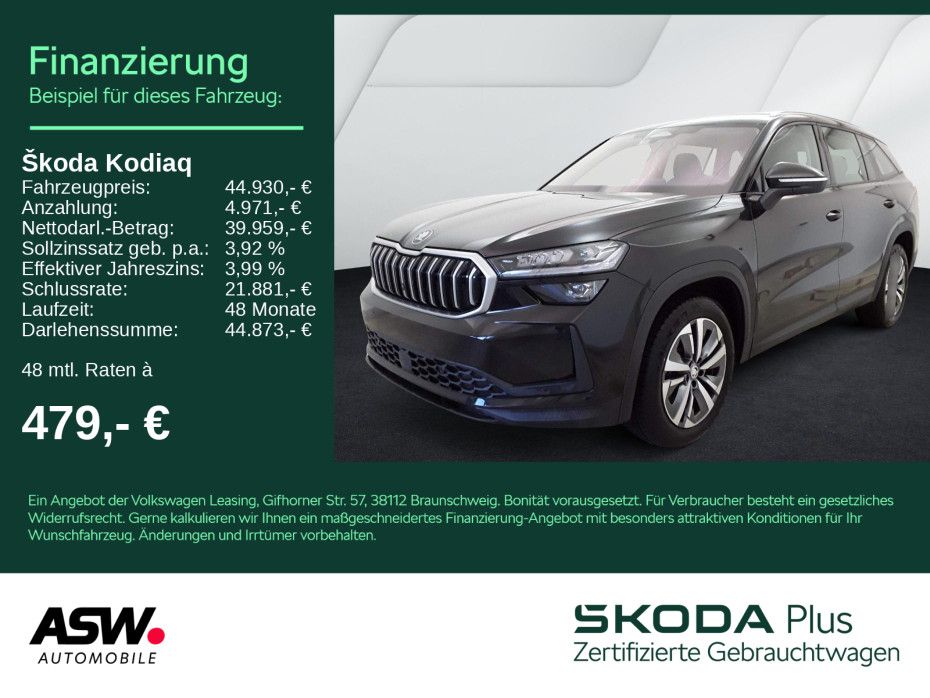 SKODA Kodiaq Selection 4x4 2.0TDI DSG Nav 360° ACC AHK