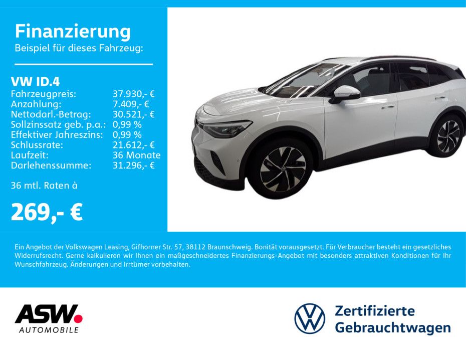 Volkswagen ID.4 Pro Move LED Nav RFK Wärmepumpe ACC SHZ AHK