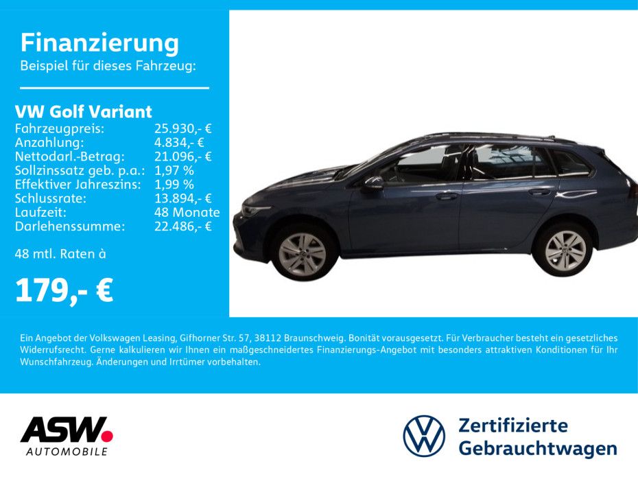Volkswagen Golf Variant Life 1.5 TSI LED Navi Pano ACC PDC