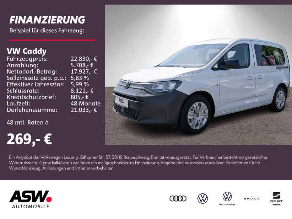 Volkswagen Caddy 2.0 TDI NAVi SHZ PDC Anhängerkupplung