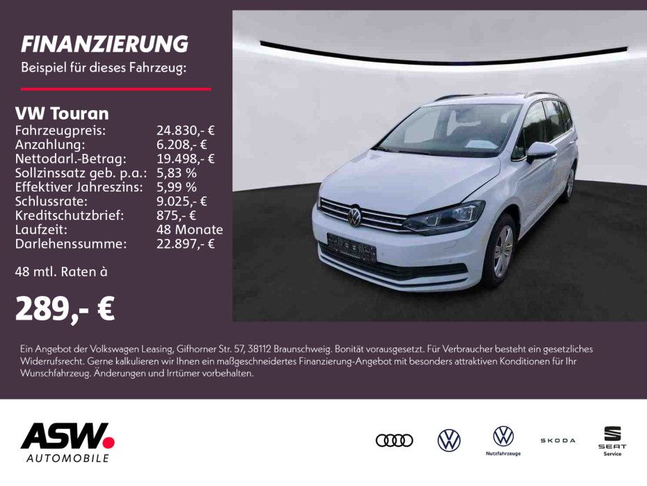 Volkswagen Touran Comfortline 2,0 TDI DSG NAVI AHK ACC SHZ