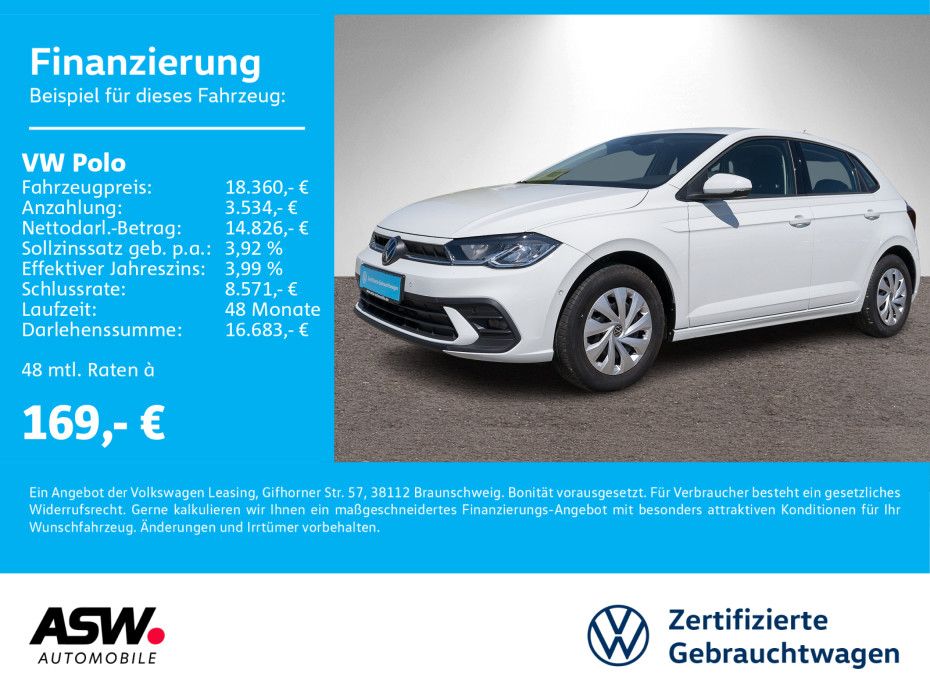 Volkswagen Polo Life 1.0 TSI Navi LED VC RFK SHZ PDC