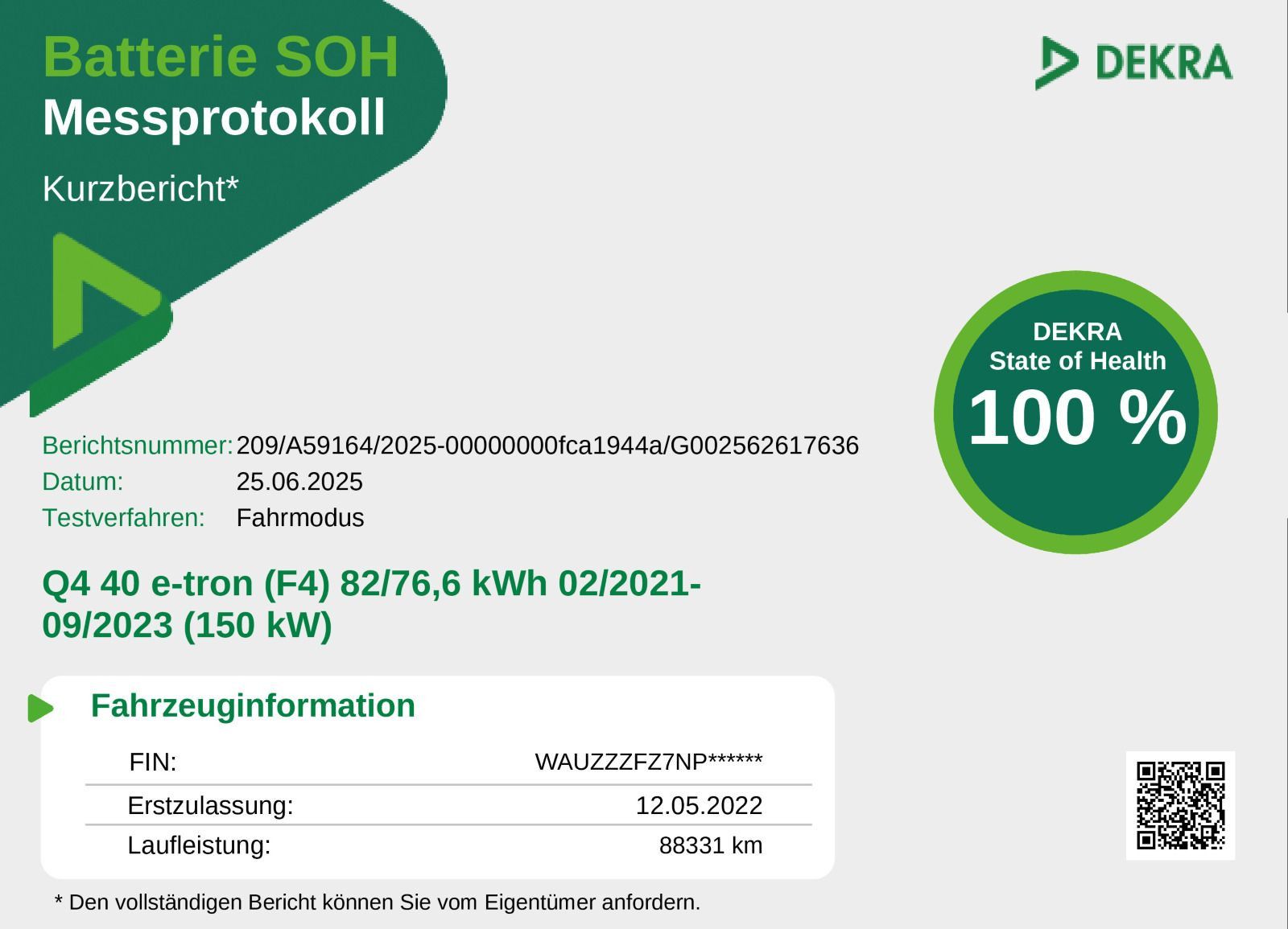 Fahrzeugabbildung Audi Q4 e-tron Matrix Navi RFK SHZ Wärmepumpe HUD AHK