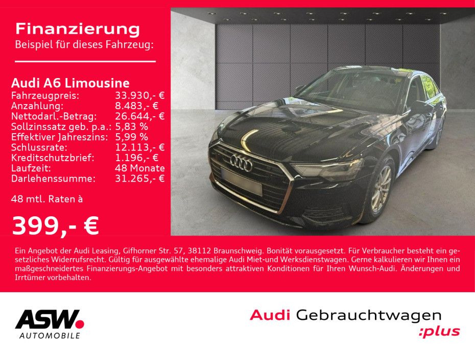 Audi A6 Limousine 35TDI Stronic LED Navi RFK Pano ACC