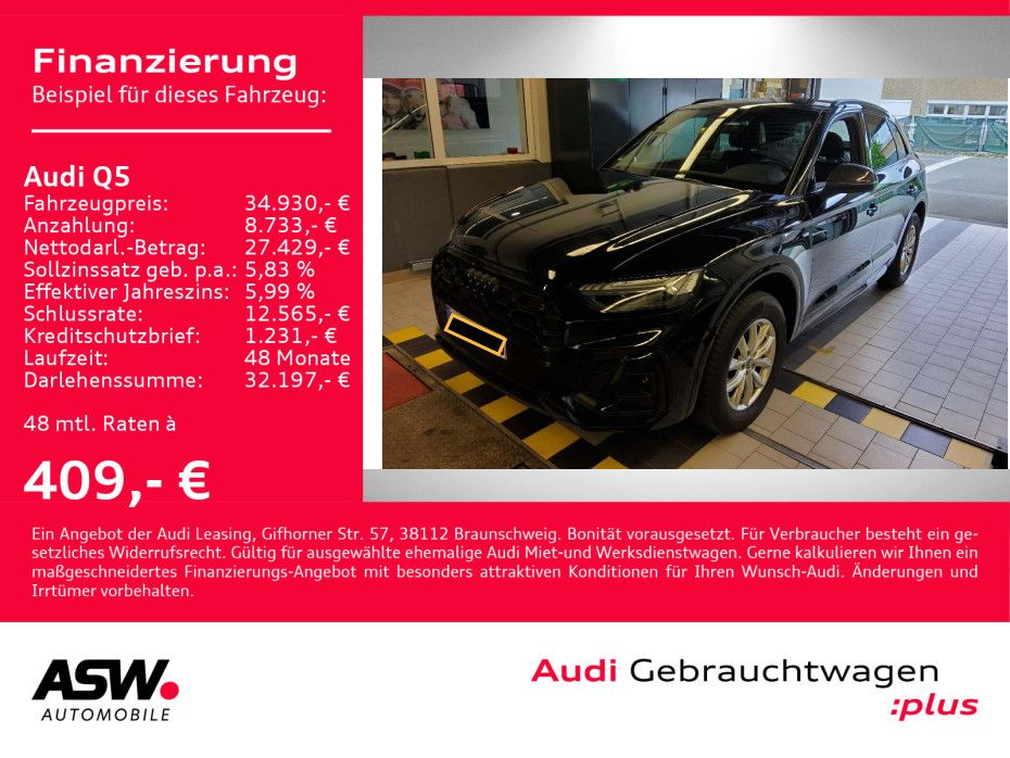 Audi Q5 S line 40TDI quattro Navi Matrix Stronic B&O
