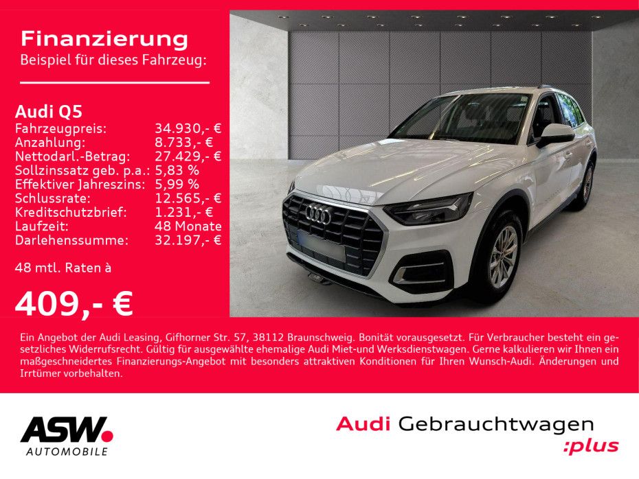 Audi Q5 40TDI quattro Stronic Navi LED RFK AHK ACC VC
