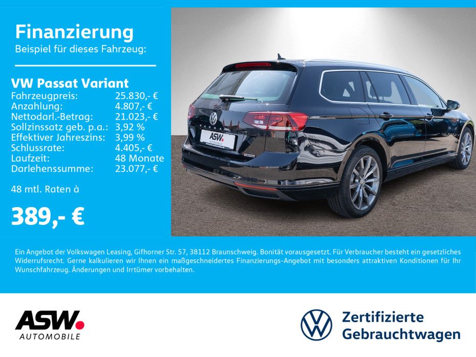 Volkswagen Passat Variant Business 2.0 TDI 4M DSG RFK AHK