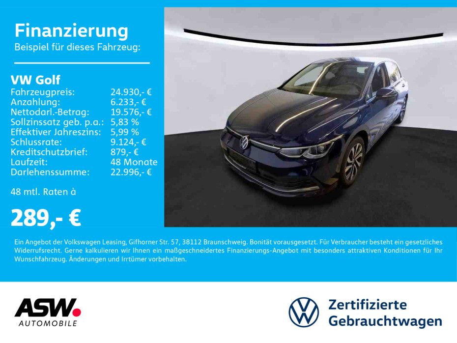 Volkswagen Golf Active 2.0 TDI DSG Navi LED ACC RFK HUD