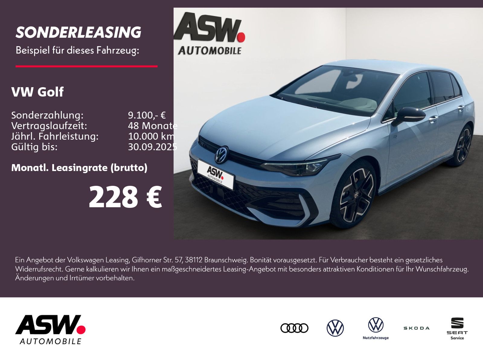 Volkswagen Golf R-Line 1,5l eTSI 150 PS DSG AHK ACC 360° Ka