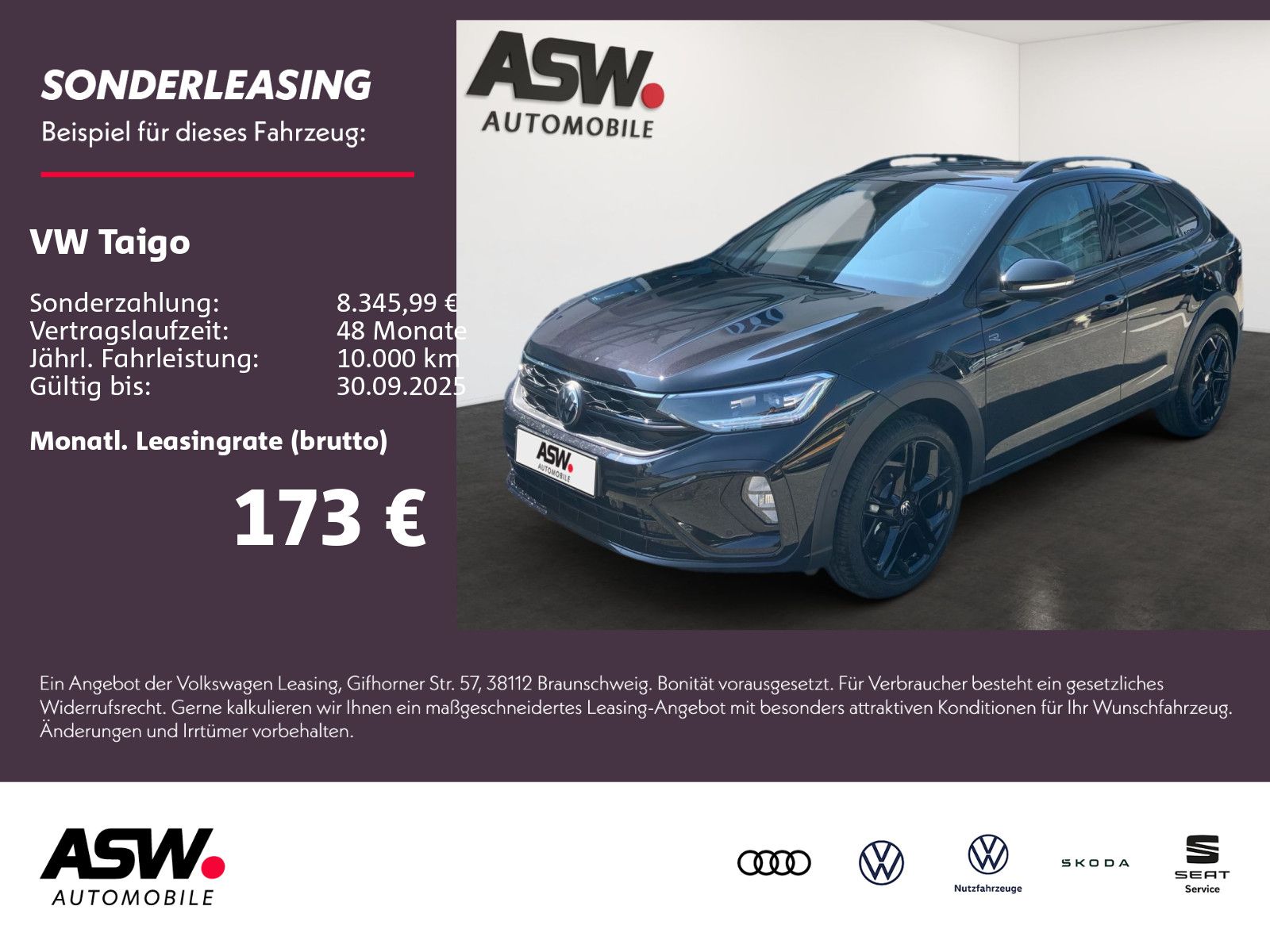 Volkswagen Taigo R-Line 1,5l TSI 150 PS DSG ACC AHK RFK