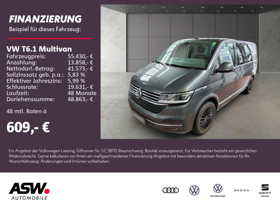 Volkswagen T6.1 Multivan Gen Six 2.0TDI DSG LED PDC v/h AHK