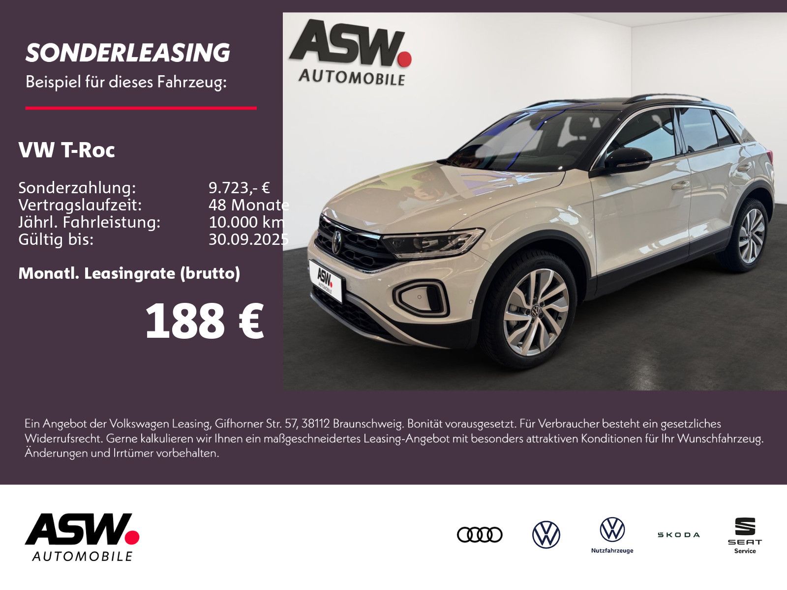 Volkswagen T-Roc GOAL 2.0 TDI DSG Kamera AHK Winterräder