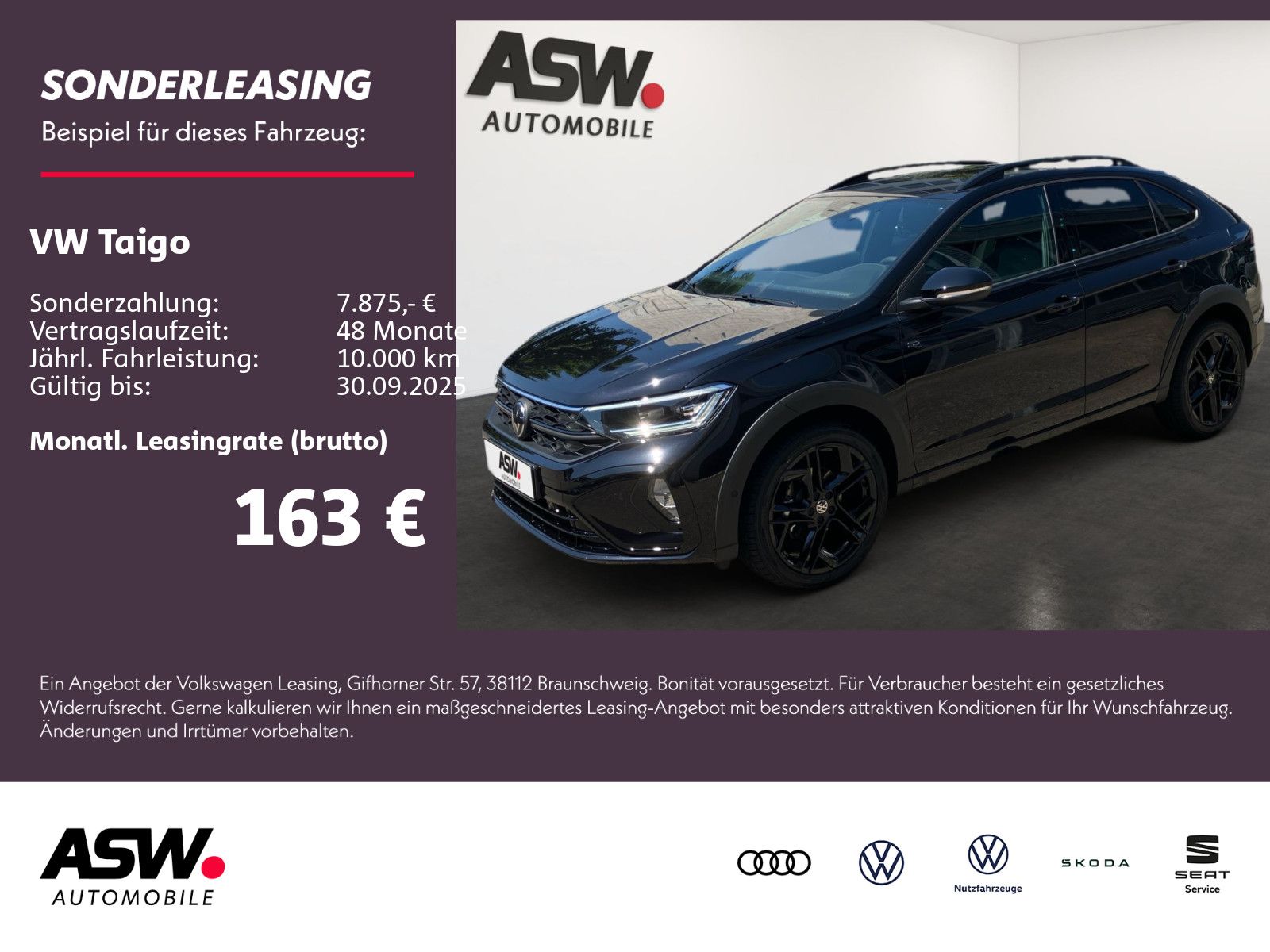 Volkswagen Taigo R-Line 1.0 TSI OPF DSG