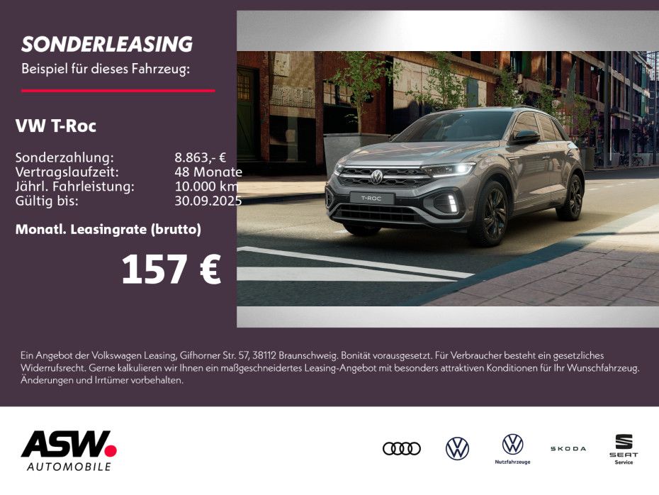 Volkswagen T-Roc R-Line 1.5 TSI OPF DSG