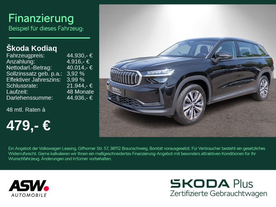 SKODA Kodiaq Selection 4x4 2.0TDI DSG Nav 360° ACC AHK