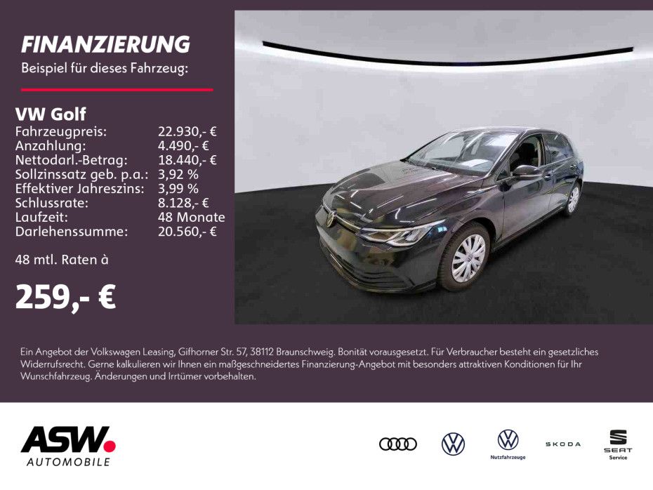 Volkswagen Golf Life 2.0 TDI DSG LED Navi ACC PDC SHZ