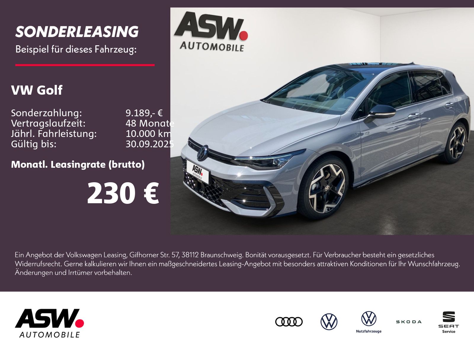 Volkswagen Golf R-Line 1,5 l eTSI 150PS DSG AHK ACC 360° Ka