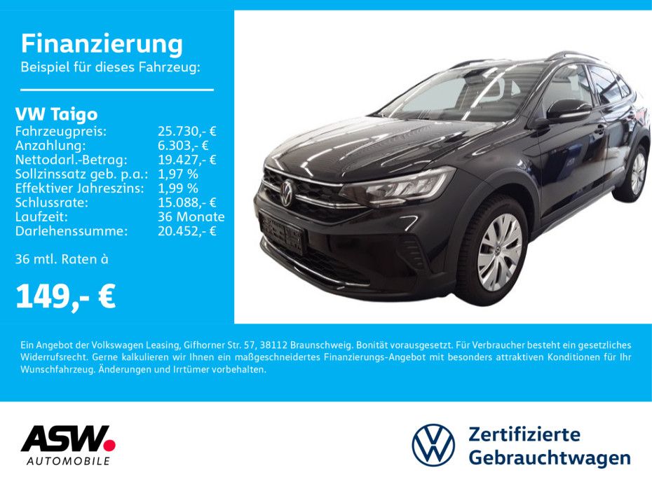 Volkswagen Taigo Move 1.5 TSI DSG LED NAVI PDC SHZ
