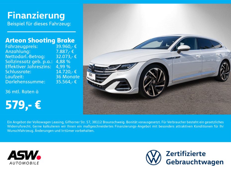 Volkswagen Arteon Shooting Brake R-Line 2.0 TSI 4M DSG AHK