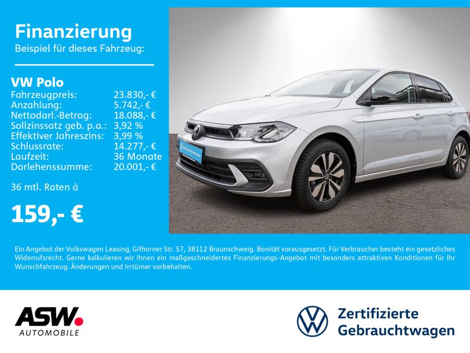 Volkswagen Polo Goal 1.0 TSI DSG LED Navi RFK ACC SHZ AHK