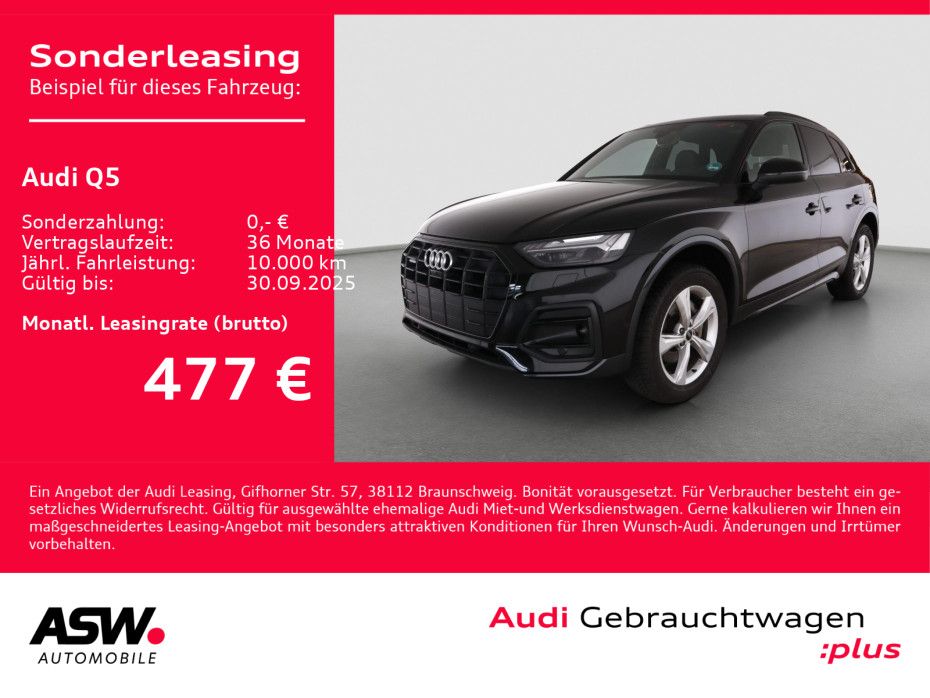 Audi Q5 advanced 45TFSI quattro Navi Matrix AHK Pano