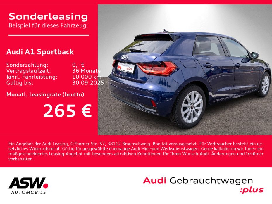 Audi A1 Sportback advanced 25TFSI Navi LED RFK ACC