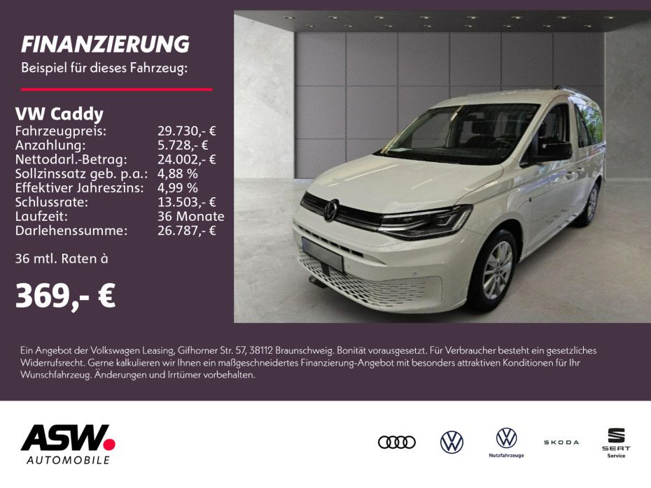 Volkswagen Caddy Life 1.5 TSI LED Navi RFK SHZ AHK